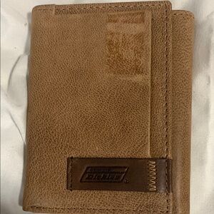 Dickies tan leather wallet super nice